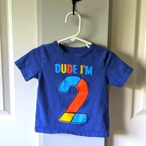 SECOND BIRTHDAY SHIRT 2T
